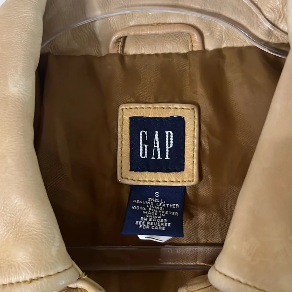 Gap Genuine Distressed Leather Jacket - Picture 4 of 11